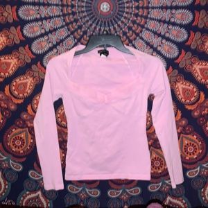 Moda International pink shirt size small.